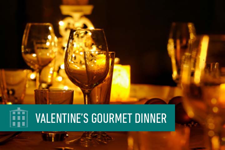 Valentine gourmet dinner